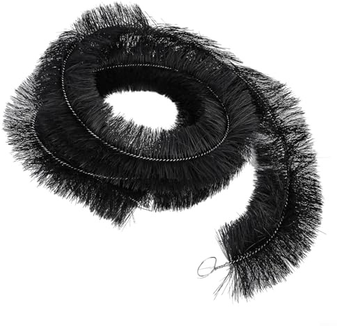 Dachrinnenschutzbürste, 4 Meter lang, Dachfallrohr, Laubfilterschutzsystem, Edelstahlstruktur, für 100 mm Dachrinne, verstopfungsfrei, normale Entwässerung