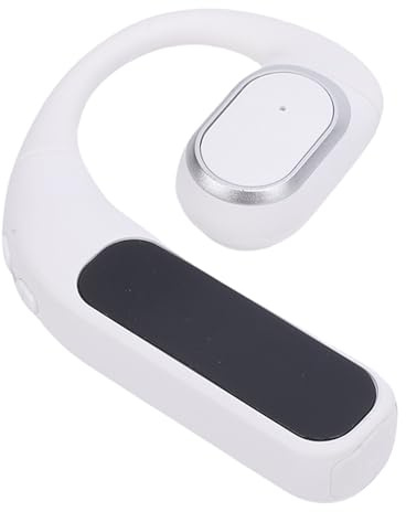 Sxhlseller Wireless Earhook Earbud Wireless Headset mit Bequemer Verschleiß und Einfacher Rotation für Mobiltelefone Am Ohr für Einen Längeren Einsatz (White)