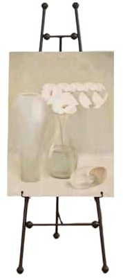 Generisch Staffelei-Ausstellungsständer, Tragbare Stativ-Ausstellungsstaffelei, Staffeleiständer For Hochzeitsschilder Und Poster, Zur Präsentation Von Bildern(Color3,150x45cm)