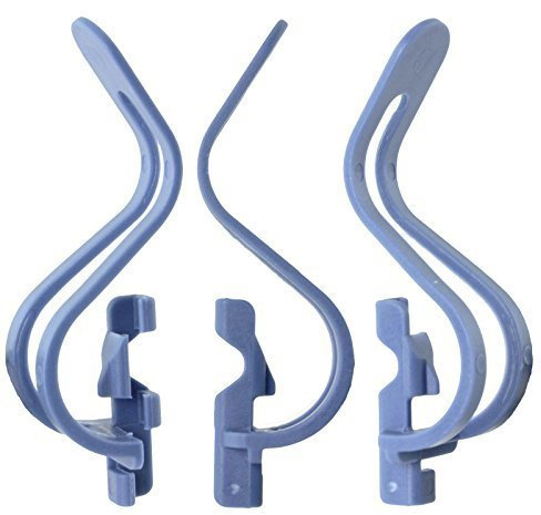 Bosch Genuine Dishwasher Basket Baby Bottle Clips (Pack of 3)