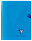 Clairefontaine 323741C - Schulheft / Heft Mimesys 17x22 cm, 48 Blatt 90g, französische Lineatur, Einband aus PP, geheftet, Blau, 1 Stück