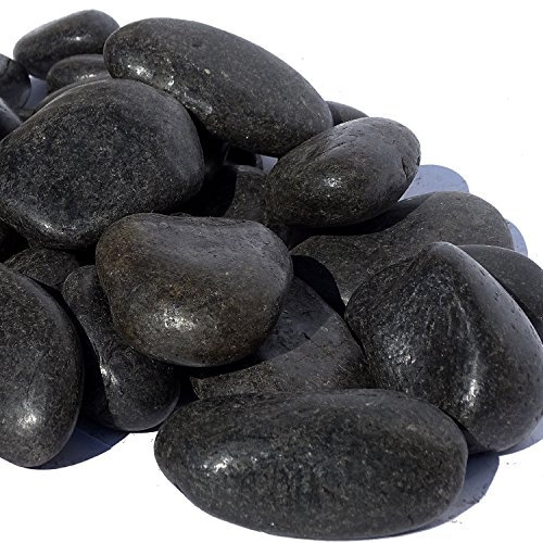 MGS SHOP Dekokies Zierkies Deko DIY Kies Granulat Splitt - Farbe wählbar (5 kg, Nero schwarz 40-80)