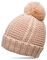 Caspar MU127 Gefütterte Damen Bommelmütze, Größe:One Size, Farbe:rosa