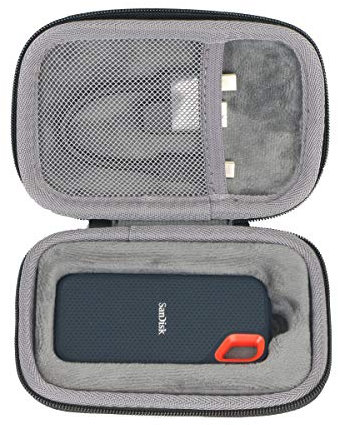 co2CREA Hart Reise Schutz Hülle case Tasche für SanDisk Extreme Portable SSD 250GB /500GB /1TB /2TB,Nur Cover