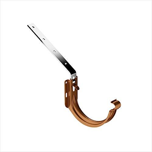 EINSIDE Grondaia in plastica alta qualità Ø 125, sistema gronda per tetti color rame, Staffa gronda attacco zincato