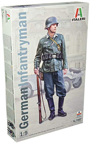 Italeri 1:9 Fig. Dt. Infanterist (ESCI), Modellbau, Bausatz, Standmodellbau, Basteln, Hobby, Kleben, Plastikbausatz, detailgetreu, I7407