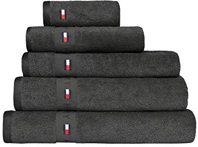 Tommy Hilfiger - Duschtuch - Stahl Uni - 70x140 cm