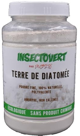 SUBITO - TERRE DE DIATOMÉE ANTI-FOURMIS, POUX 200G - Solution Naturelle Multi-Insectes - Protection Durable - Utilisation Sûre pour Maison et Jardin - Poudre Fine de Qualité Supérieure