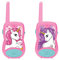 Lexibook, Licorne, Talkies-Walkies 200m, Jeu de Communication pour Enfant, 2 canaux de Communication, Clip Ceinture, à Piles, Rose, TW12UNI