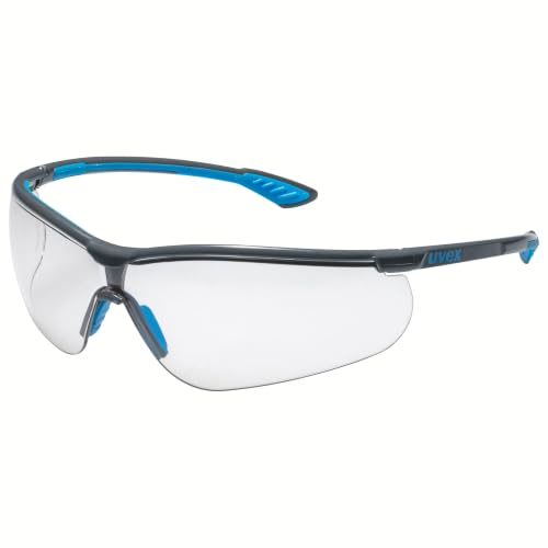 Uvex Schutzbrille sportstyle 9193 415 nach EN 166 + EN 170, anthrazit/blau Größe