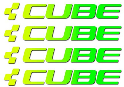 STAR SAM Adesivi Compatibili con quadro bici Cube x4 degradato Tropical degradato 1 CMT