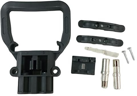 JWDAWN Prise femelle DIN 160 A 150 V connecteur à connexion rapide Euro chargeur prise avec contacts auxiliaires, connecteur d'alimentation résistant aux acides pour véhicules électriques, brouette