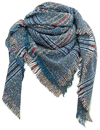 Zilosconcy Schal Damen Herbst Beige Cashmere Herren Hellblau Strickschal Xxl Loop Grün Blau Winterschal Kuschelig Wolleschal Deckenschal Halstuch Scarf