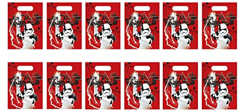 ALMACENESADAN -4771, confezione Disney Star Wars composto da 12 Party Bag, sacchetti per feste e compleanni, dimensioni 16 x 23 cm (8435510347710)
