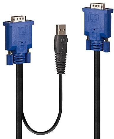 Lindy Kombiniertes KVM- und USB-Kabel, 2 m