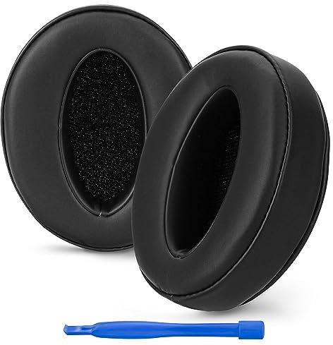 Linkidea Ear Pads for Sennheiser HD 4.50BT/ 4.50BTNC/ 4.40BT/ 4.30G/ 4.20S/ 458BT/ 450 Headphones Ear Cushions, Headset Earpads (Protein Leather/Black)