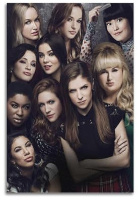 VZRSQZK Pitch Perfect 2 Filmposter, dekoratives Gemälde, Leinwand-Wandposter und Kunstdruck, modernes Familienschlafzimmer-Dekor-Poster, 20 x 30 cm