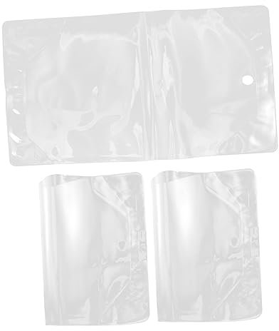 LALAFINA 3stücke Buchfolie Dicker Bucheinband Durchsichtiger Buchschutz Schutzhülle Für Buch Tragbarer Bucheinband Verstellbarer Buchschutz