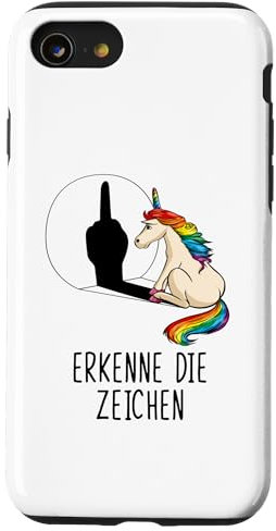 Hülle für iPhone SE (2020) / 7 / 8 Einhorn Handyhülle Erkenne Die Zeichen