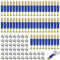 50 connettori eccentrici per mobili, connettori per mobili, connettori per armadi, viti per mobili, con camma eccentrica a vite e perno di montaggio bullone M6*40MM