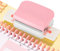 Pinke kleine Multilochstanze, 99H9 Locher, 26Loch/A4 30Loch/B5 20Loch Papier/A5 Loseblatt Manuelle Stanzmaschine