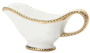 MagiDeal Sauciere aus Porzellan, Salatdressing-Servierzubehör, Soßenkrug, Soßenbecher für Sahnesteak, Pfeffersauce, Brühe, Party