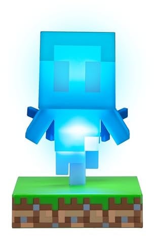 Minecraft Paladone Allay freistehende Schreibtischleuchte, Spielzimmer-Dekoration und Merchandise für Jungen und Mädchen, Nachtlicht-Geschenk, Zubehör für Spielzimmer und Schlafzimmer