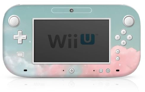 DeinDesign Autocollant Compatible avec Nintendo Wii U Gamepad Sticker Film Autocollant Rose Nuage Lune