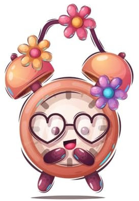 MSTZA 20 * 25CM 4PCS Alarm Clock Cat Self-Adhesive Toilet Lid Stickers Funny Pvc Waterproof Toilet Seat Stickers For Lid Wall Stickers