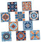 WHAMVOX Pegatinas Para Azulejos De Piscina Despegables Y Adhesivas 10 Unidades Pegatinas Decorativas Para Paredes Fáciles De Instalar