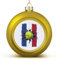 Goldener Tennisball Sport Niederlande Nationen Flagge Xmas Ball Ornament - Niederlande Flagge Weihnachtskugel Hängende Ornamente Andenken Souvenir für Weihnachtsbaum Dekoration Saisonales Partyzubehör