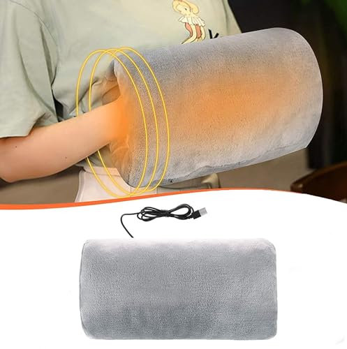 Hand Warmers Rechargeable Hand Warmer Reusable Hot Hands Gloves USB Electric Heated Gloves Portable Hand Muffs Hand warmer Pouch Thermal Plush Heating Glove Ideal Xmas Winter Gifts for Elder Adult
