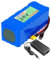 FREEDOH 24 Volt Lithium-Ionen-Akku 24 V Lithium-Akku 24 V Ersatzakku 5 AH 7,5 AH 10 AH 12,5 AH 15 AH 17,5 AH 20 AH mit Ladegerät für 0-500 W Motor,24v17.5ah
