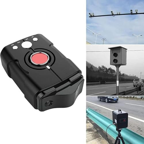 PODEC Radarwarner Mit Extremer Reichweite, 360°-Autogeschwindigkeitsradarwarner Mit Mehrfarbigem OLED-Display Und Sprachwarnungen, Schnelle Reaktionszeit, Verbesserte Fahrzeugsicherheit