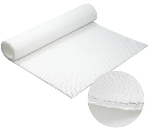 Weiße Matratzenunterlage, 188 cm L x 157,5 cm, Wohnmobil-Untermatratze, Belüftung, Luftnetzfaser, Untermatratzenauflage für Wohnmobil, Boot, Camper, schafft das Bett lufttrocken und fließend