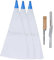 Masonry Mortar Bag, 3 Heavy Duty Cement Sealer Bag Piping Bag, & Reusable, for Grouting Stone Bricks, Floor Tiles