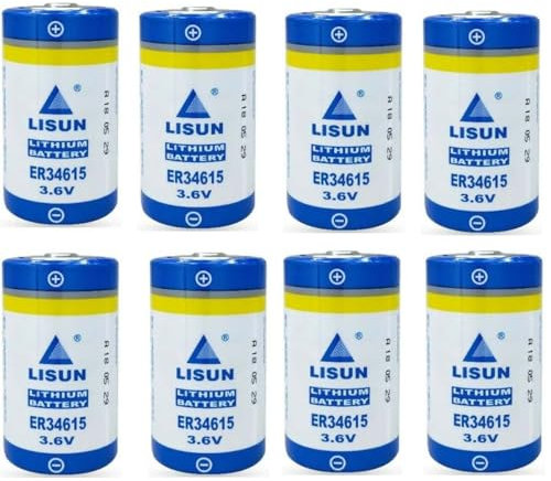 zoyfayl 「10 Pack」ER34615 D Cell Lithium Battery 3.6V 19000mAh for Multipurpose PLC Programmer ETC Battery