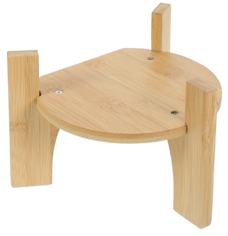 Mobestech Support Distributeur Boisson En Bambou Socle Pour Distributeur D'Eau Porte-Récipient Pour Théière Et Bouilloire Base Stable 6.89 X 6.89 X 5.51 in Pour Cuisine Et Maison