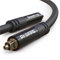 ProFPS Toslink Cavo ottico Toslink - PVC flessibile - Cavo audio digitale a fibre ottiche - Connettori placcati oro 24K - Per Soundbar, TV, amplificatore - Nero (3 metri)