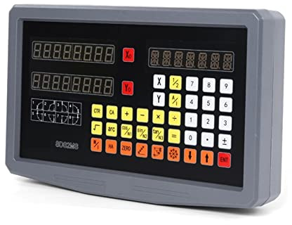 Linear Scale, VM600-2 Digital Readout Dro Set Linear Scales Kit 5U Linear Encoder Lines 50mm to 1000mm for Lathe Mill Machines(SDS2MS DRO)