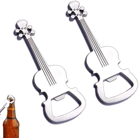 Guitar Bottle Openers Beer Opener for Music Guitar Lover Novelty Gifts Cello Bottle Opener for Music Lover Birthday Christmas Gifts for Women Men