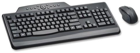 Kensington Pro Fit Wireless Media Desktop Set with Keyboard and Mouse (K72408US)