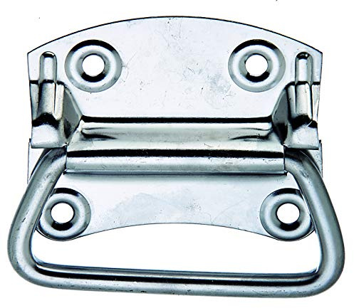 Alberts 361402 Kistengriff | Edelstahl | 92 x 80 mm