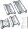 Stahlia Pendeltürband Edelstahl 75mm (1 Paar) Türscharnier Türband massiv Pendeltürscharnier Scharniere für Schwingtür, Pendeltür, Saloontüren