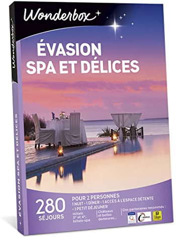 Wonderbox Évasion Spa Et Délices - Coffret Cadeau Idée Cadeau Séjours