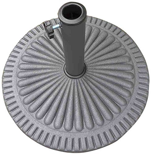 Firma Weave base0054 sombrilla Base Mesa, Negro, 50 x 50 x 5 cm