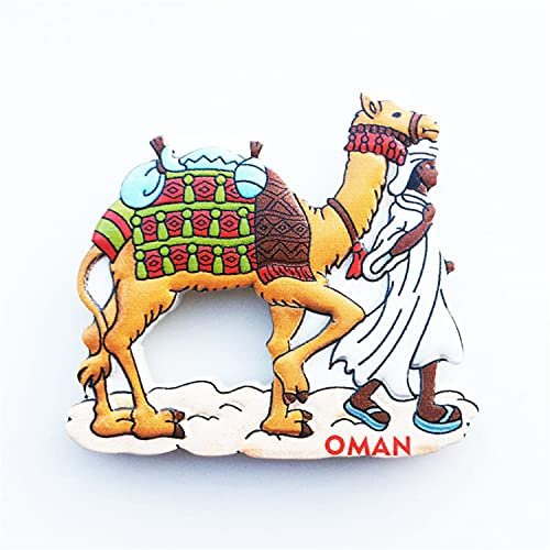 Oman Sultan World Kühlschrankmagnet 3D Harz Handgemachte Handwerk Touristische Reise Stadt Souvenir Sammlung Brief Kühlschrank Aufkleber