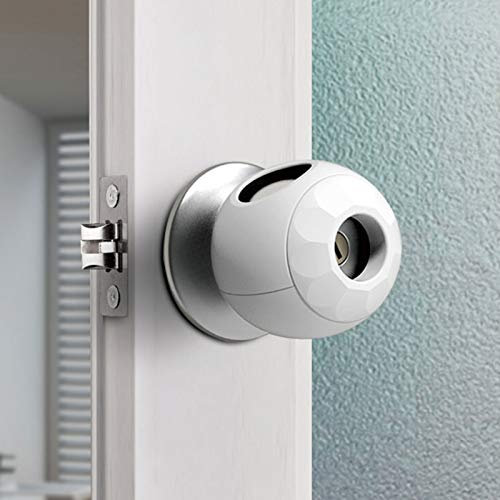Door Knob Safety Covers for Kids & Child (6 Pack) Baby Proofing, Parent Grip Door Handle Lock by