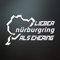 Lieber Nürburgring als Ehering Aufkleber - personalisiert/Farbe/Größe - für Auto/Tuning/JDM/Motorrad - Oil-Slick