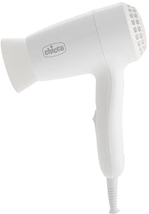 Chicco Mini secador para niños, secador de pelo para niños, reduce el riesgo de quemaduras, dos temperaturas, con transportador de aire, 0 meses +
